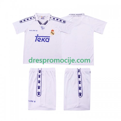 Real Madrid Dres Retro Dječji Domaći 1994 1996 Kratkih Rukava Real Madrid Dres Retro Dječji Domaći 1994 1996 Kratkih Rukava
